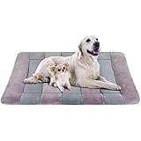 JoicyCo Extra Large Dog Bed Crate Pad 47 in Mat 100% Washable Anti-Slip Dog Matress Kennel Pads