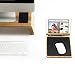 Prosumer's Choice Bamboo Multifunctional Mouse Pad and Desk Organizer with Pen Holder and Tablet or Smartphone Stand
