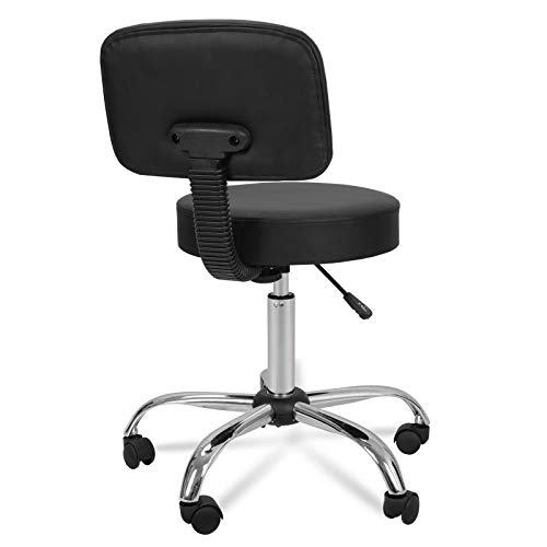 9TRADING Adjustable Hydraulic Salon Stool Chair +Drafting Table Craft Station with Glass Top - Thumbnail 7