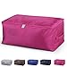 DOKEHOM Large Under Bed Storage Bag (5 Colors), Thick Ultra Size Fabric Clothes Bag, Moisture Proof (Red, L)