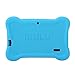 iRULU Universal Shockproof Rugged Silicone Protective Rubber Anti-Slip Back Case Cover for 7 inch Android Tablet PC with Dual Cameras - Blue