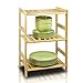 Furinno Solid Wood 3-Tier Shelf