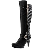 West Blvd Boston Quilted Riding Boots
