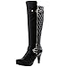 West Blvd Boston Quilted Riding Boots