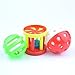 6 Pack Parrot Food Toys Chewing Playing Training Bell Ball Bird Cage Treat Toy for Cockatiel Parakeet Cat Conure