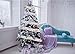Iridescent White Tinsel Garland Metallic Streamers for Christmas Halloween Wedding Easter New Years Eve Birthday Indoor Outdoor Party Decorations