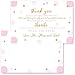 Paper Clever Party Pink and Gold Baby Shower Thank You Postcards (15 Pack) Twinkle Little Star Notecards Only - Eco-friendly Postal Note with Message from Girls – Royal Princess– Printed 4x6