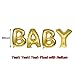 Lovne 40 Inch Gold Helium Foil Balloons, Baby Letter Balloon for Wedding Birthday Party