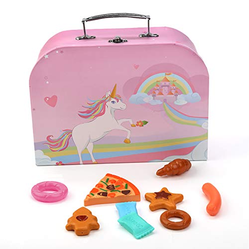 BEIAOSU Zin Teeservice Set Teeset mit Koffer für Kinder Kaffeeservice Kinderküche Rollenspiele Geschirr aus Zinn 24… – Bild 7