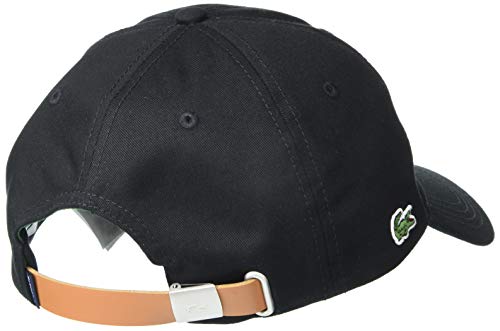 Sombreros Lacoste Silicona Crocodile Hombre Negras Y Gorra Curva