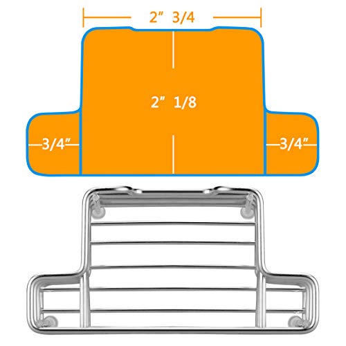 image for Linkidea Toothbrush Holder, Stainless Steel Multifunctional 1+2 Slot T