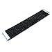 JEWELRIESHOP Bling Bling Style Shiny Crystal Rhinestone on Korean Velvet Leather with Clasp Bracelet