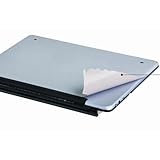 LUVVITT® SILVERBACK (TM) Protective Back Skin for iPad Air Logitech Ultrathin Keyboard Cover (920-005519) -Silver