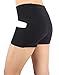 Neonysweets Womens Yoga Short Pants Exercise Workout Running Shorts Black M