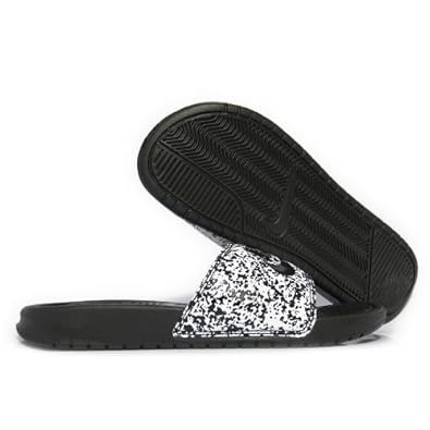 nike benassi jdi white black