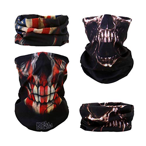 image for SMEHCF 8 Skull Multifunctional Elastic Seamless Headwear Bandana Headb