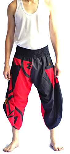 Men's Japanese Style Pants One Size Black