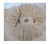 Giant Yarn, Natural, Merino SMOOSH Yarn, Super Chunky, Supersoft