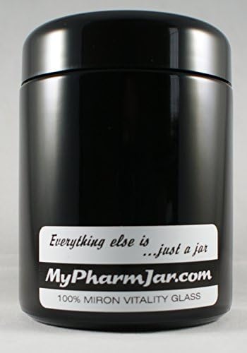 Ultraviolet Glass Herb Storage Jar 1/2Oz 100g Smell & Water Proof Miron UV (3)