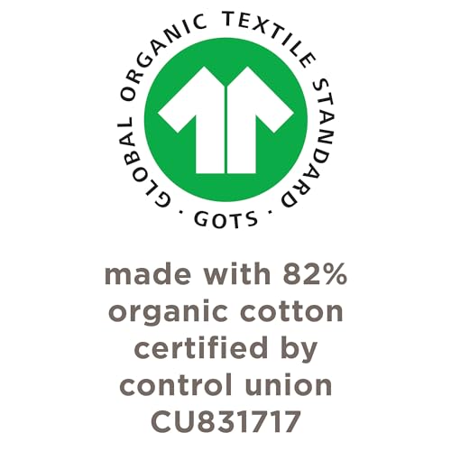 Burt's Bees Baby Unisex Baby Socks Ankle or Crew Height Made with Soft Organic Cotton, 6 Packs with Non-Slip Grips for Babies