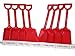 24 Small Toy Plastic Shovels Red, Made in America, 7 Inches Tall, 24 I Dig You Stickers