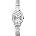 Timex Women's T2N9819J Elevated Classics Oval Silver-Tone Expansion Band Dress Watch