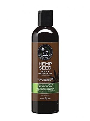 New - Massage And Body Oil - 8 Oz Naked In The Woods Earthly Body
