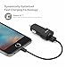 VOJO 24W Dual Fast Car Charger Adapter [White] with Adaptive 2 Port Cigarette Lighter USB for S6 S7 S5 S4 , iPhone 6 6s Plus 5s 5 SE iPad 4 3 mini 2, LG G5 G4 G3, HTC M8 M9, Android
