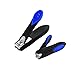 Gotofine Premium Quality Nail Clipper Set - Fingernail + Toenail With Antiskid Sleeve and Nail Catcher (Blue)