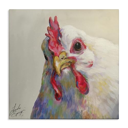 Stupell Industries 'Agnes the Chicken Portrait'| Canvas Art