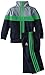 adidas Baby Boys' Tricot Zip Up Jacket and Pant Set, Black Onix, 12 Months
