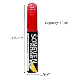 SONGVEN Red Car Touch Up Paint Pen Auto Scratch