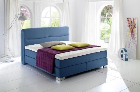 Designer Boxspringbett Scala Inkl Boxspring Matratzen Und Topper Erhaltlich In 3 Grossen Und 6 Farben Amazon De Kuche Haushalt