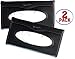 ATB Car & Truck Black Leather Visor Tissue Case - 2 Per Order