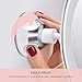 MelodySusie 10x Lighted Magnifying Mirror - Portable Bathroom Vanity Makeup Mirror with Strong Suction Cup, 360 Degree Swivel Rotation, Dimmable Light, Battery and USB Operated