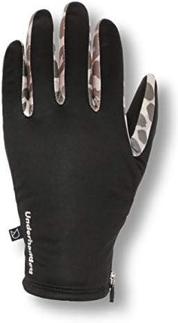 Underhanded Women's Cityscape Premium Cold Weather Gloves (3M Thinsulate, Touchscreen Compatible, Side Zip) (Large, Leopard)