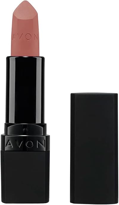 Avon Ultra Matte Lipstick Nude Suede Vitamin E Avocado Sesame Oil Comfort