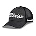 Titleist Men's Golf Cap (Sports Mesh, Players Deep Back, Tour Deep Back Mesh) (Tour Deep Back Mesh, Heather Black, L/XL)