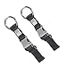 2PCS Add a Bag Luggage Strap Jacket Gripper, Heavy Duty Luggage Straps Carry-on Baggage Suitcase Straps Belts Travel Accessories,Carry Your Extra Bags(Black)