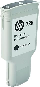 HP 728 Matte Black Genuine Ink Cartridge 300 ml for DesignJet T730 T830 view 2