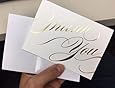 Tip Slips Multilingual Thank You in Metallic Gold