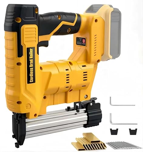 2-in-1 Cordless 18GA Brad Nailer & Stapler, Compatible with Dewalt 20V Max