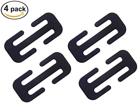 4 Pack Metal Car Seat Belt Locking Clip By Ceeyali (4 Pack)