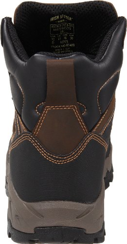 Irish Setter Men's Ely Waterproof 6" Aluminum Toe Work Boot,Brown,12 EE US