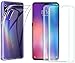 MYLBOO Xiaomi Mi 9 Case with Screen Protector, [3 in 1] Transparent Soft TPU Case + [2 pc] 9H Tempered Glass Screen Protector for Xiaomi Mi 9