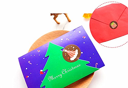 160pcs Christmas Sticker Xmas Elements Self-Adhesive DIY Cartoon Sticker Gift Sealing Decoration Paster Baking Packing Label Wrapping Stickers Packaging Envelope Seals - Thumbnail 4