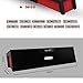 Haoponer Portable Wireless Bluetooth Speaker USB TF Card Music Mp3 Player FM Radio Alarm Clock Hands-free Black