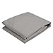 8x8 Ft Waterproof Gazebo Patio Canopy Top Replacement Cover Tent Gray w/ 3-Layer Polyester 2-Tiers PVC for Protective UV Blocking Outdoor Gardening Structures