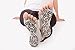Yoga Socks Toeless Pilates Barre Grip Non Slip 2 black + 2 grey (4 pairs)