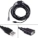 CableVantage 50 FT Premium Active USB 2.0 Extender / Repeater / Extension Cable with Built-in signal booster chips - Supports High Speed Data Transfer Rate of up to 480 Mbps 50 Foot
